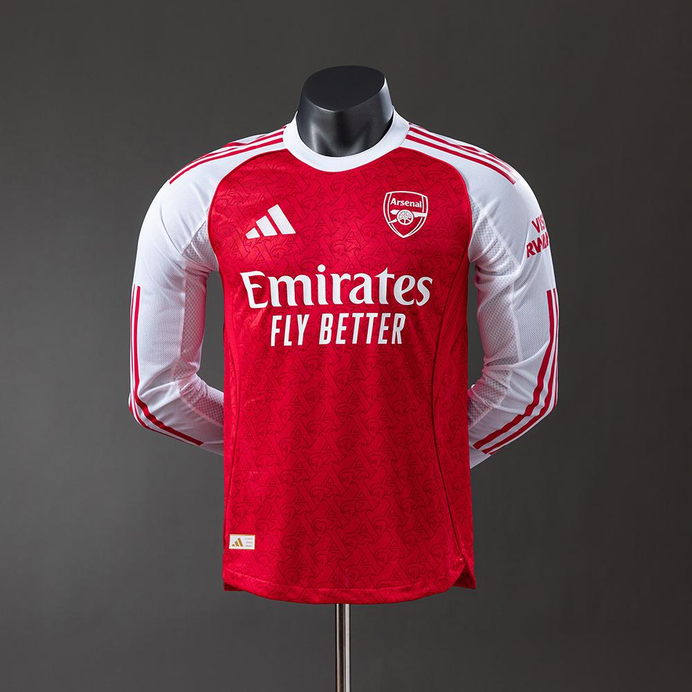 Arsenal Home kit Long Sleeve [Custom Name/Number]