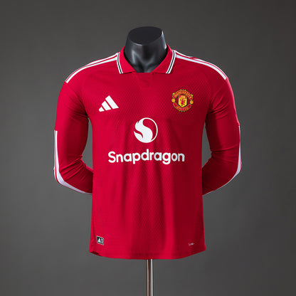 Manchester United Home Kit LongSleeve [Custom Name/Number]
