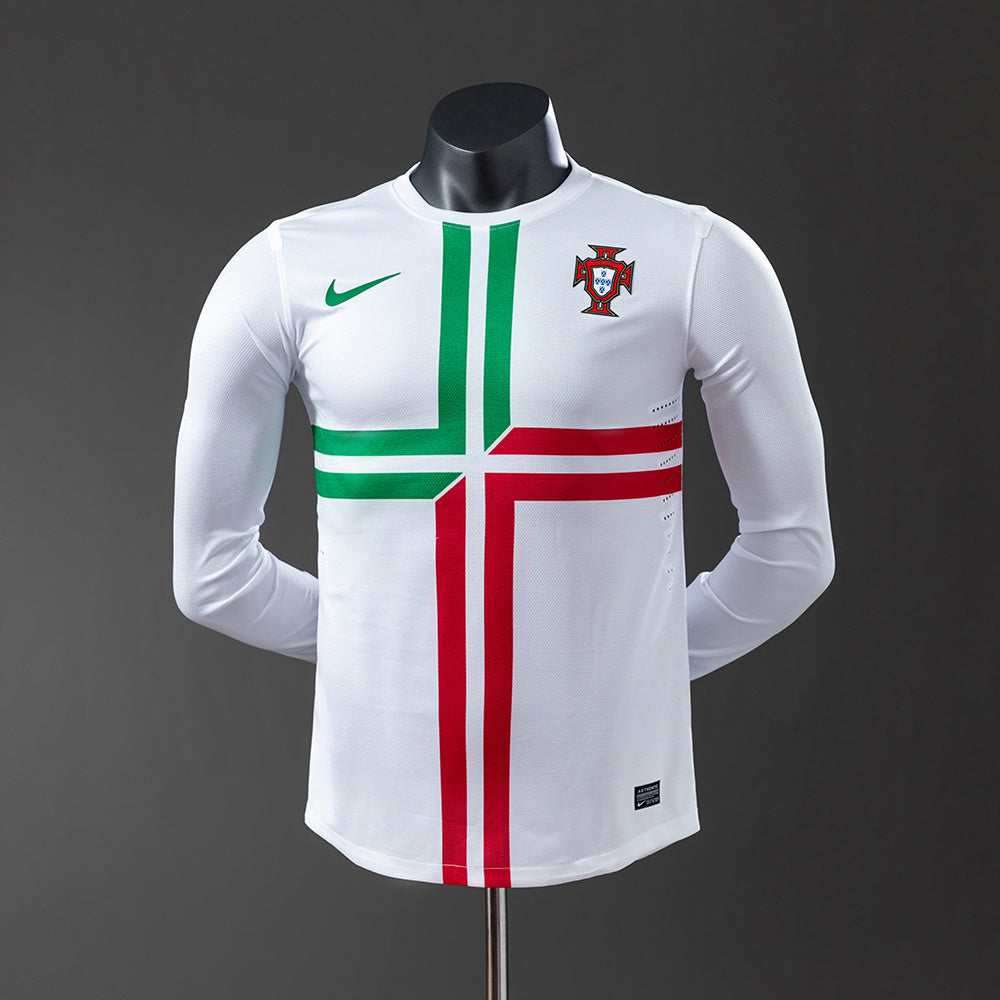 Portugal Home Kit Retro Long Sleeve [Custom Name/Number]