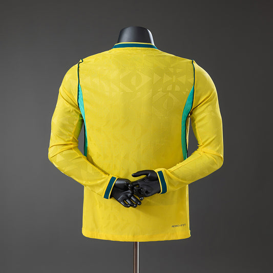 Brazil 2026 Home kit Long Sleeve [Custom Name/Number]