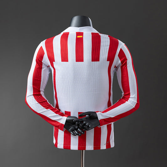 Atlético Madrid Home Kit Long Sleeve [Custom Name/Number]