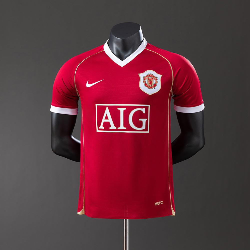 Manchester United Home Kit Retro Short Sleeve [Custom Name/Number]