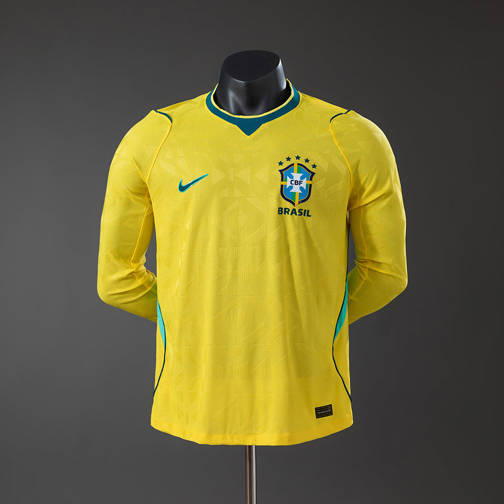 Brazil 2026 Home kit Long Sleeve [Custom Name/Number]