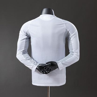 Real Madrid 2025 Home Kit Long Sleeve [Custom Name/Number]