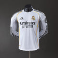 Real Madrid 2025 Home Kit Long Sleeve [Custom Name/Number]