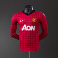 Manchester United Home Kit Retro Long Sleeve [Custom Name/Number]