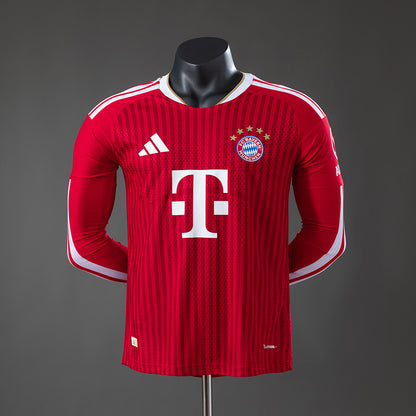 Bayern Munich 2026/27 Home Kit Long Sleeve Jersey