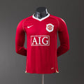 Manchester United Home Kit Retro Long Sleeve [Custom Names/Number]