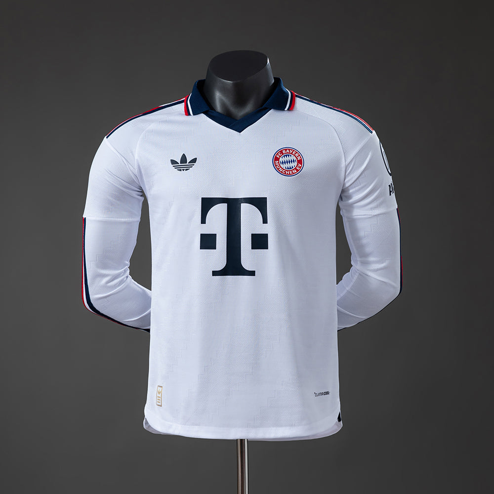 Bayern Munich Away Kit Long Sleeve