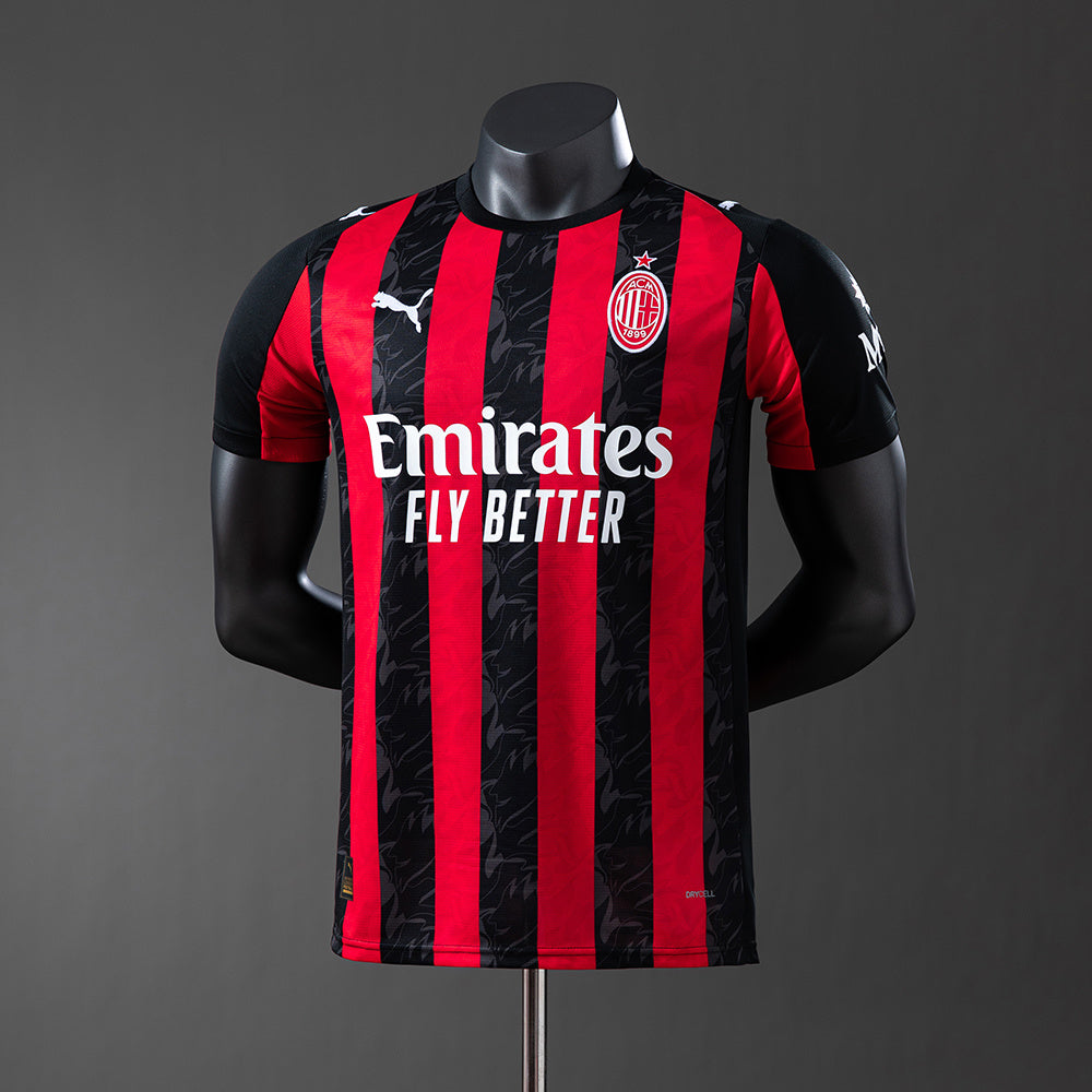 AC Milan Home Kit Short Sleeve [Custom Name/Number]