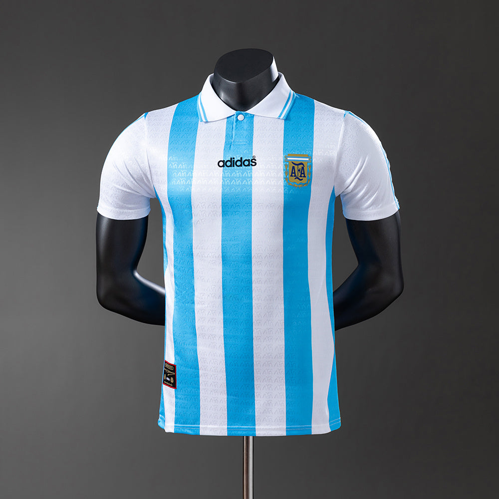 Argentina Home Kit Retro Short Sleeve [Custom Name/Number]