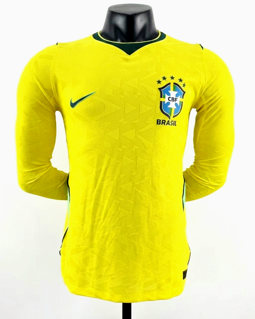 Brazil 2026 Home kit Long Sleeve [Custom Name/Number]