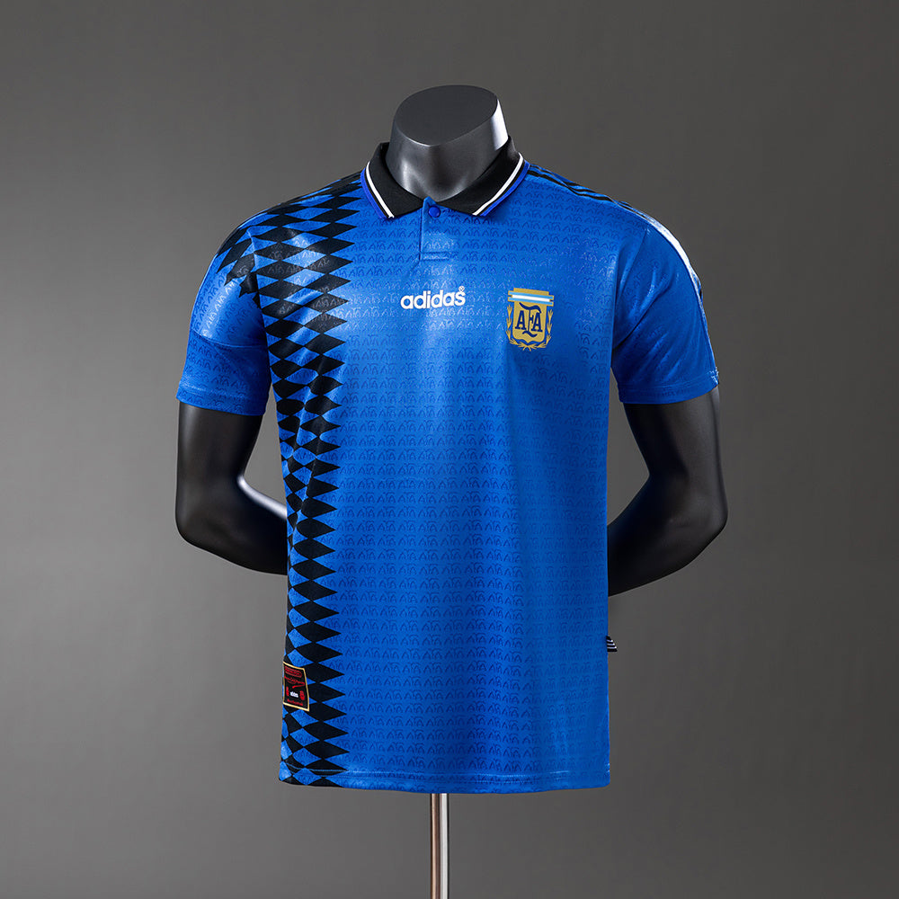 Argentina Away Kit Retro Short Sleeve [Custom Name/Number]