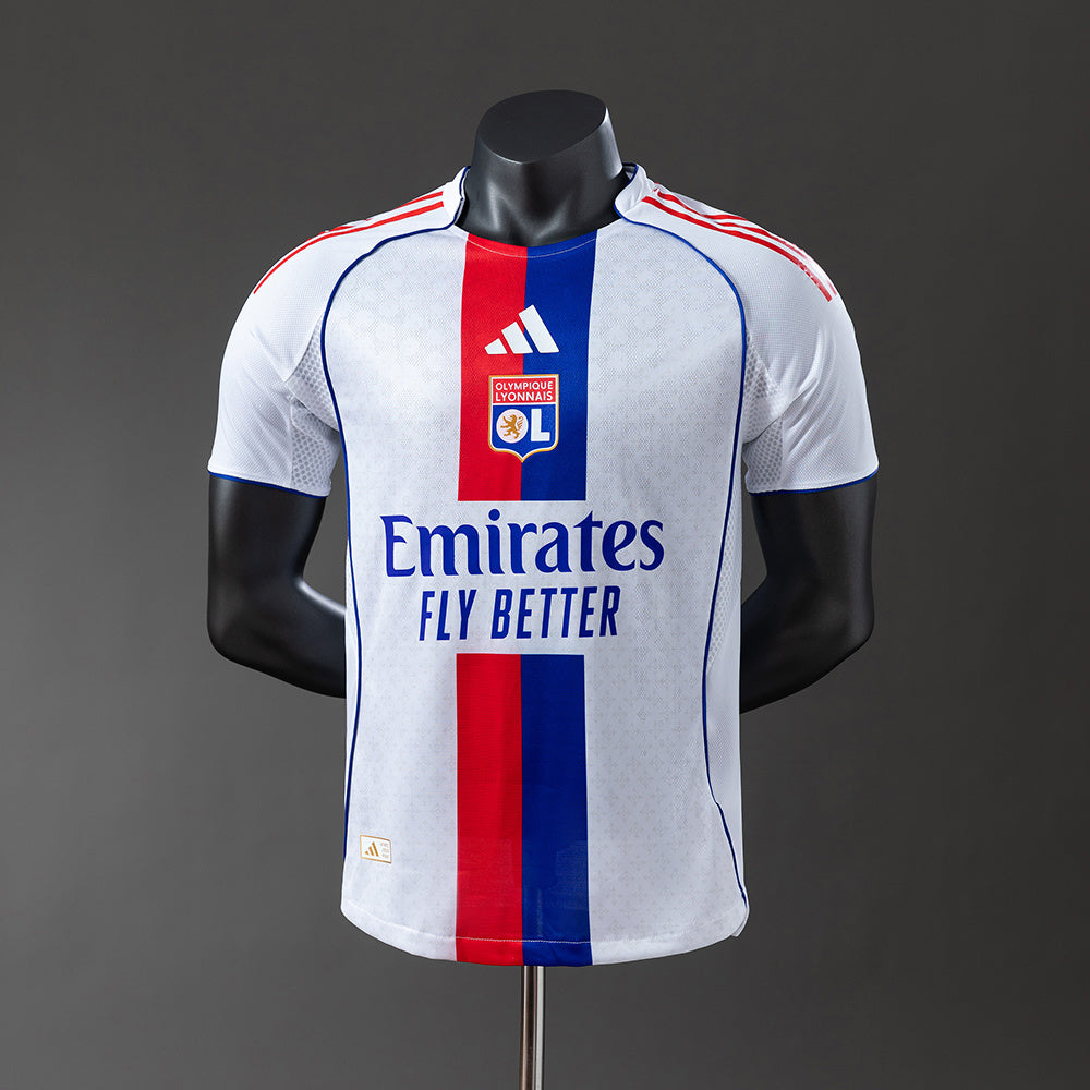 Olympique Lyon Home Kit Short Sleeve [Custom Name/Number]