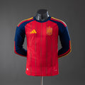 Spain 2026 Home Kit Long Sleeve [Custom Name/Number]