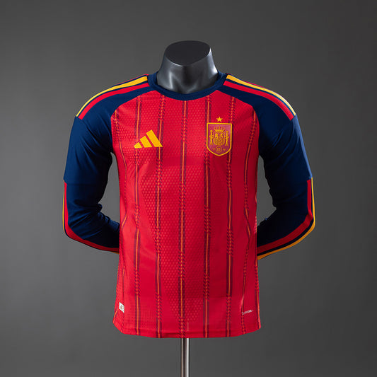 Spain 2026 Home Kit Long Sleeve [Custom Name/Number]