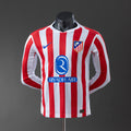 Atlético Madrid Home Kit Long Sleeve [Custom Name/Number]