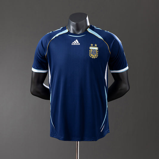 Argentina Away Kit Retro Short Sleeve [Custom Name/Number]
