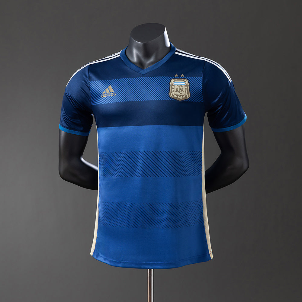 Argentina 2014 Away Kit Retro Short Sleeve [Custom Name/Number]