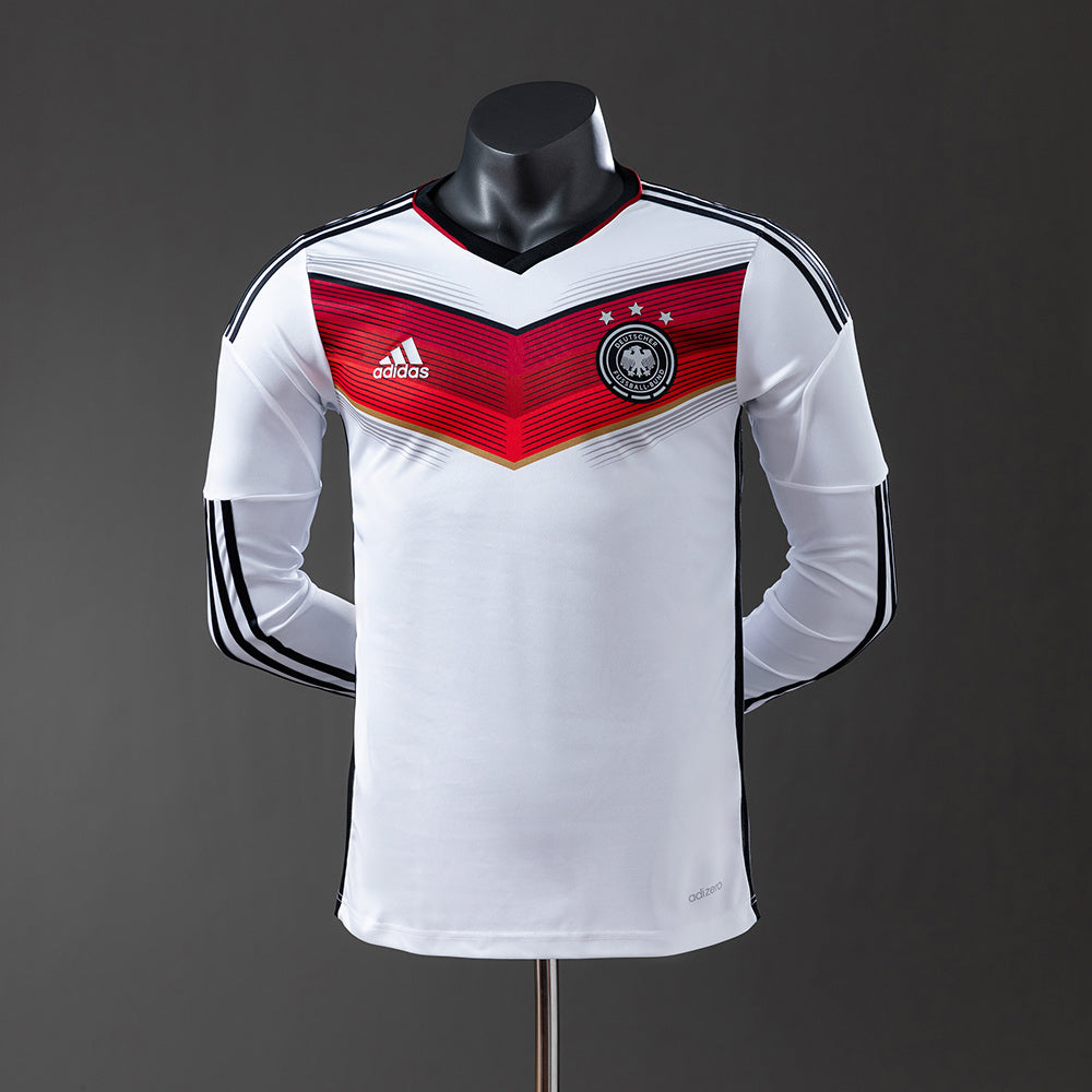 Germany Home Kit Retro Long Sleeve[Custom Name/Number]