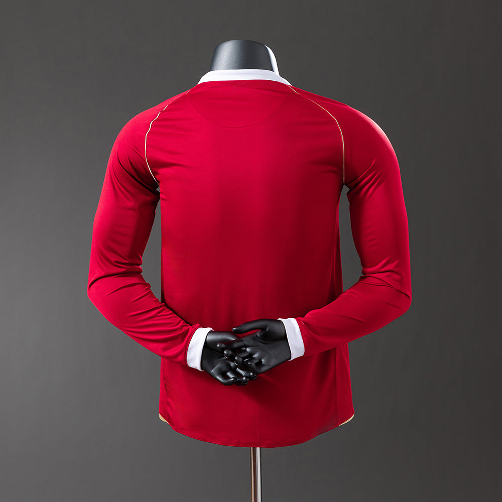 Manchester United Home Kit Retro Long Sleeve [Custom Names/Number]