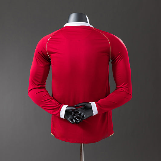 Manchester United Home Kit Retro Long Sleeve [Custom Names/Number]